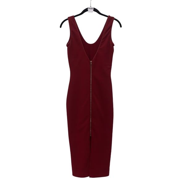 Bodycon Dress, Scoop Neckline, Tank, Dress The Population, S, Red - Picture 3 of 3
